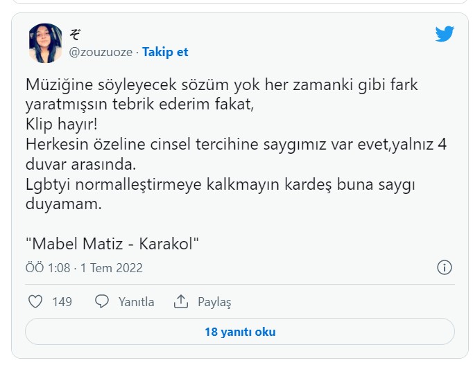 mabel matiz in karakol sarkisi sosyal medyayi ikiye boldu 2